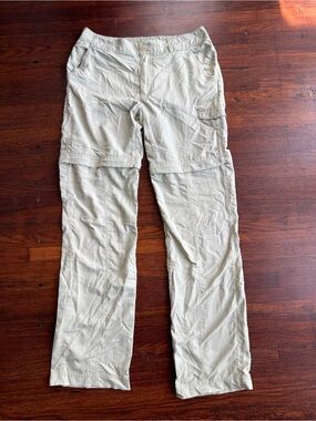 Columbia Women Sage Green Convertible Hiking Pants AL8607 Size 8 Regular